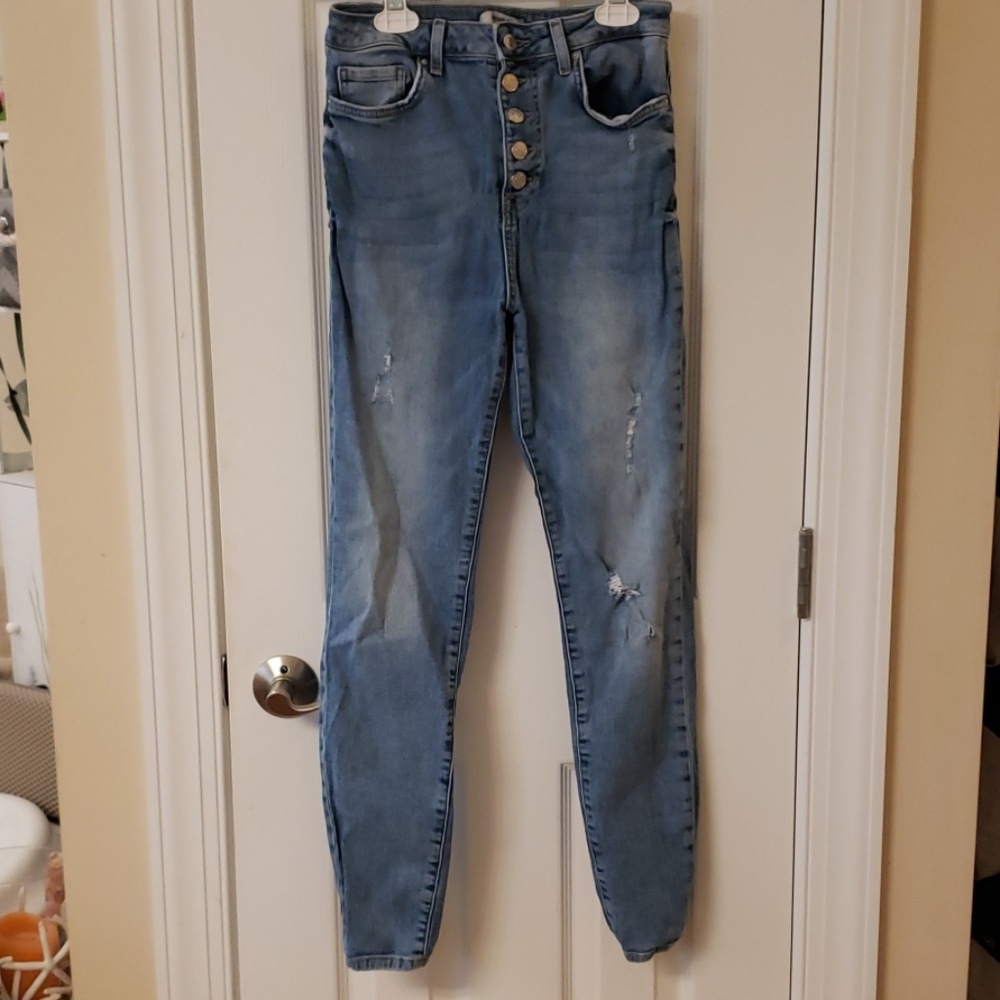 Forever 21 Button Fly Skinny jeans Size 28